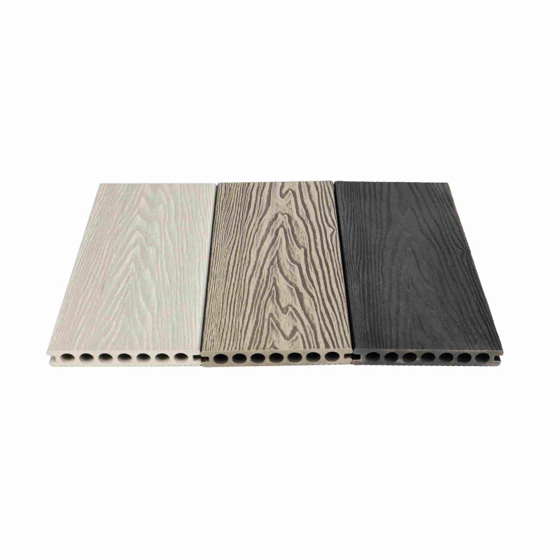 Terrasse extérieure en composite bois-plastique à relief profond 3D - SAYRUO