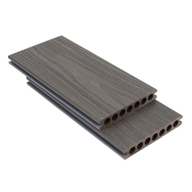 Terrasse en WPC moderne, antidérapante et imperméable, réalisée par coextrusion pour jardins extérieurs - SAYRUO
