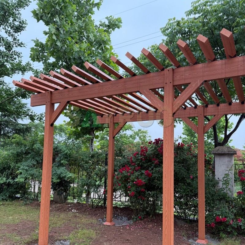 Pergola WPC pour jardins extérieurs - SAYRUO