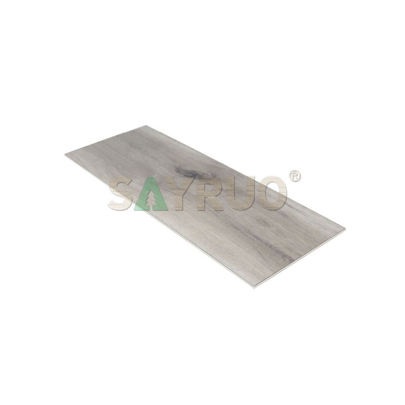 Revêtement de sol en vinyle SPC aspect bois durable et imperméable pour usage commercial et résidentiel - SAYRUO
