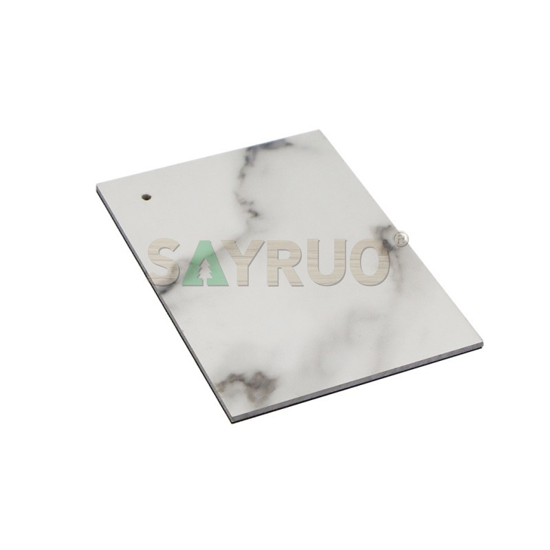 Revêtement de sol en vinyle SPC à motif marbre, durable et imperméable, pour usage commercial et résidentiel - SAYRUO