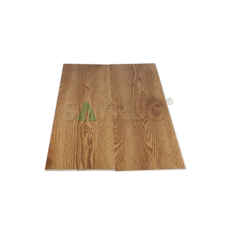 Revêtement de sol en vinyle SPC grain de bois résistant à l'usure antidérapant facile à nettoyer pour un usage commercial et résidentiel - SAYRUO