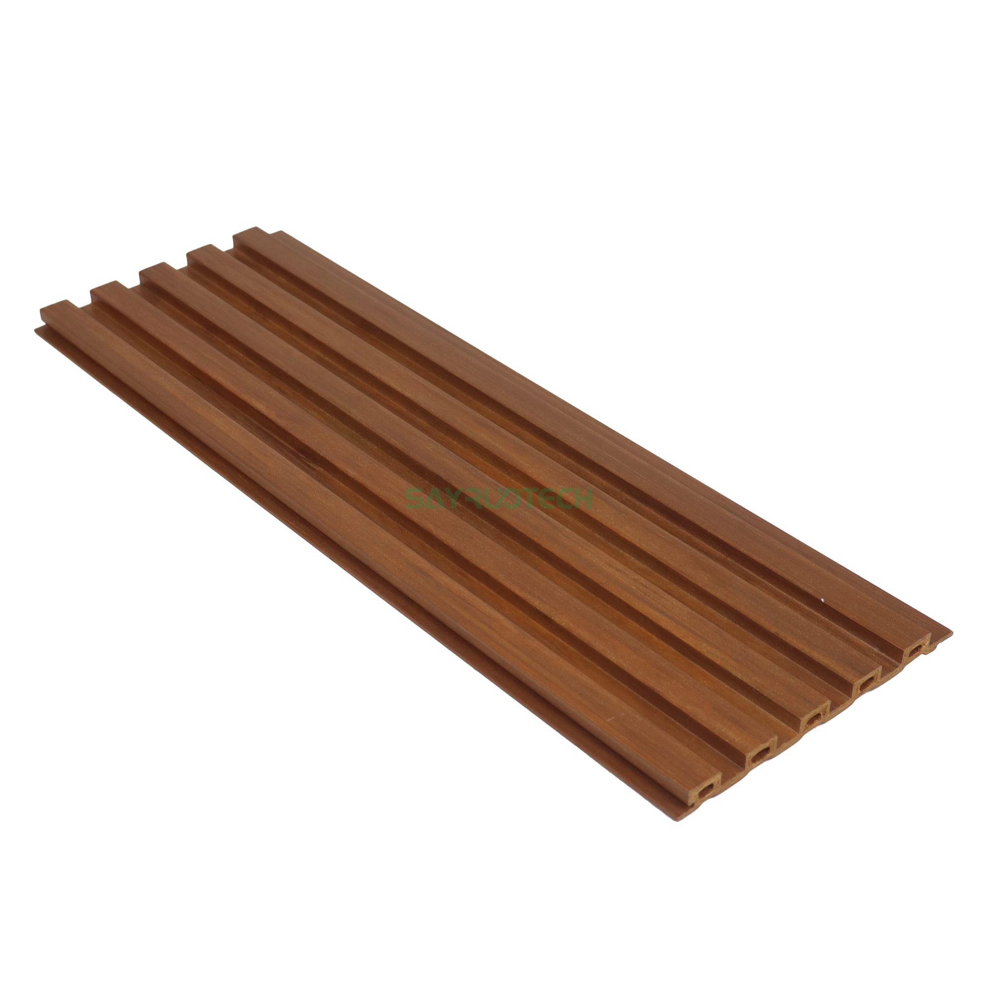 Wood Grain PVC Wall Panel for Modern outdoor Decoration - SAYRUOTECH