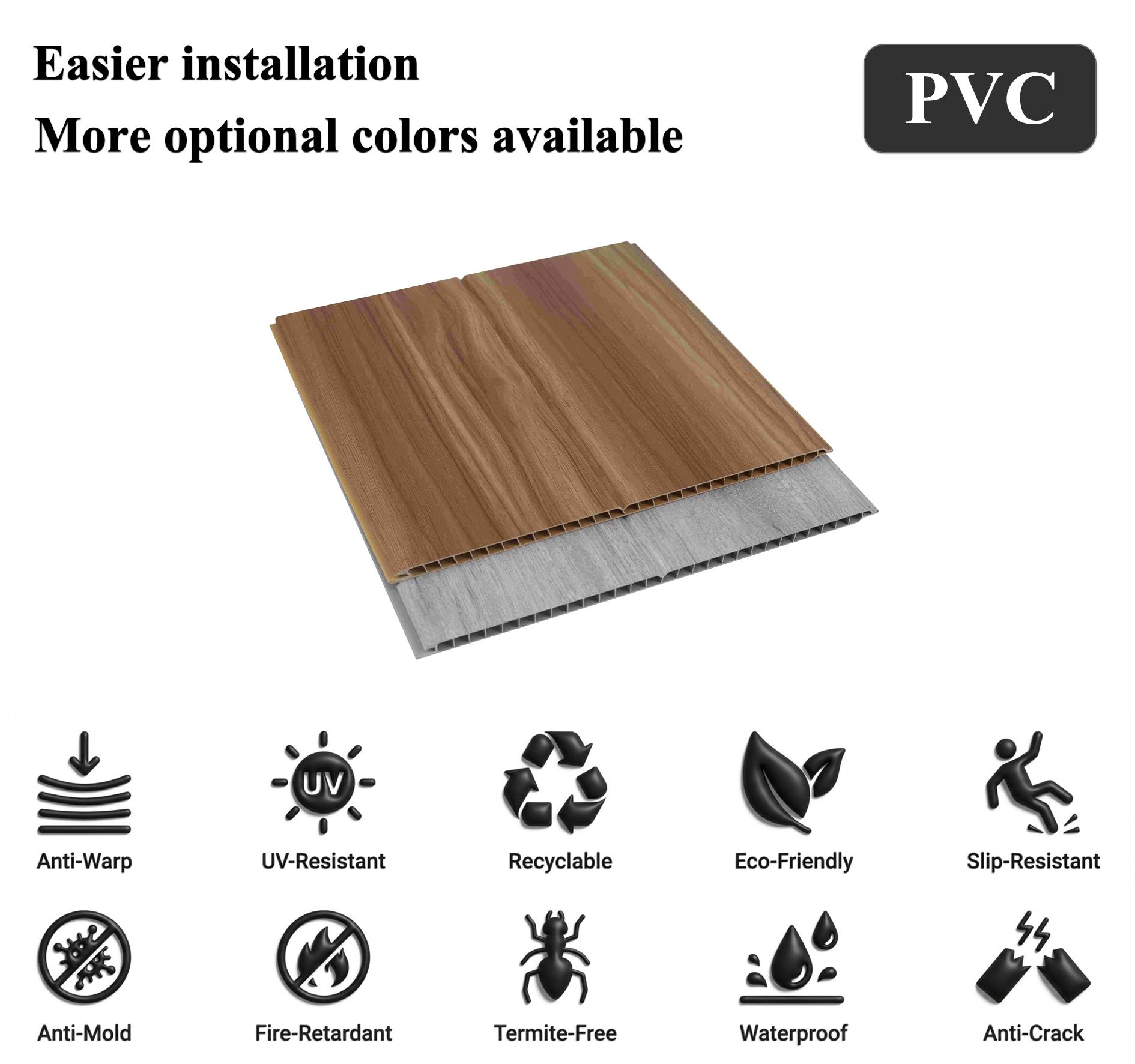 pvc wall cladding